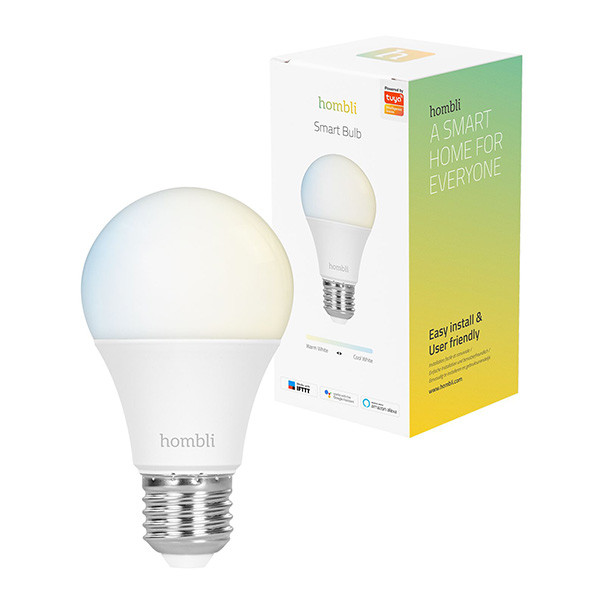 Hombli Smart Bulb E27 | Instelbaar wit | 1 stuk | 9W | 2700K-6500K  LHO00022 - 1