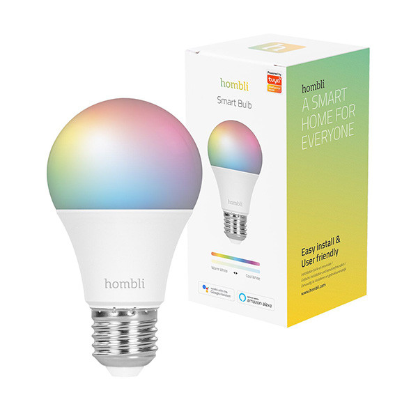 Hombli Smart Bulb E27 | RGBWW | 1 stuk | 9W | RGB + 2700-6500K  LHO00024 - 1