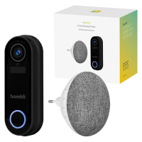 Hombli Smart Deurbel + Chime 2 | 1080p | Wifi (Hombli, Zwart)  LHO00049