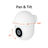 Hombli Smart Pan & Tilt Cam | 2K | Wit  LHO00091 - 4