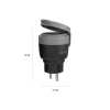 Hombli Smart Plug V2 voor buiten | Max. 3680W | Zwart  LHO00095 - 2