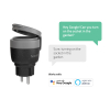 Hombli Smart Plug V2 voor buiten | Max. 3680W | Zwart  LHO00095 - 8