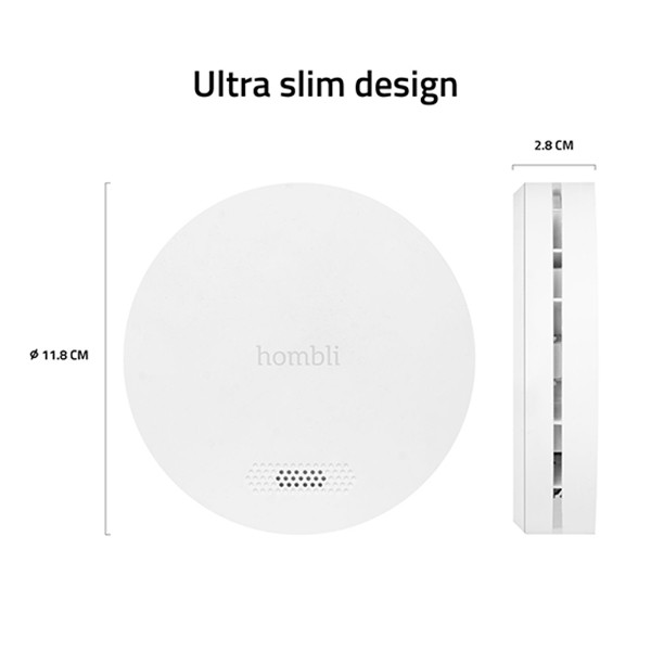 Hombli Smart Smoke Detector | Wit  LHO00068 - 2