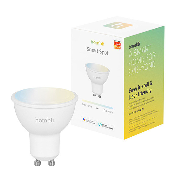 Hombli Smart Spot GU10 | Instelbaar wit | 1 stuk | 4.5W | 2700K-6500K  LHO00030 - 1