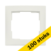 Aanbieding: 100x Afdekraam 1-voudig E1 Mat Alpin Wit LIO00455 - 1