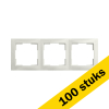 Aanbieding: 100x Afdekraam 3-voudig E1 Alpin Wit LIO00446 - 1