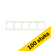 Aanbieding: 100x Afdekraam 5-voudig V1 Alpin Wit LIO00260 - 1