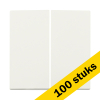 Aanbieding: 100x Bedieningswip Serieschakelaar E1 Mat Alpin Wit LIO00389 - 1