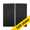 Aanbieding: 100x Bedieningswip Serieschakelaar E1 Mat Zwart LIO00392 - 1