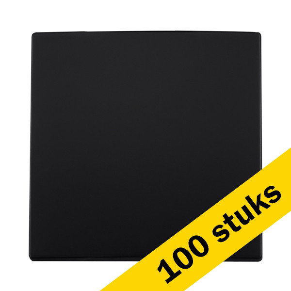 Aanbieding: 100x Bedieningswip Wisselschakelaar E1 Mat Zwart LIO00383 - 1