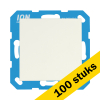 Aanbieding: 100x Blindplaat E1 Mat Alpin Wit LIO00434 - 1