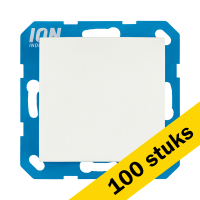 Aanbieding: 100x ION Industries Blindplaat V1/J1 | Alpin wit glanzend LIO00194