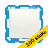 Aanbieding: 100x Wandcontactdoos RA met Klapdeksel en Aanraakbeveiliging E1 Mat Alpin Wit LIO00344 - 1