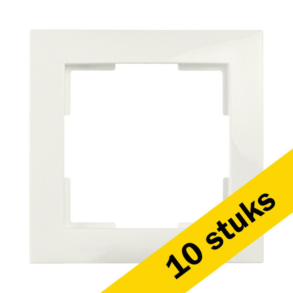 Aanbieding: 10x Afdekraam 1-voudig E1 Alpin Wit LIO00439 - 1