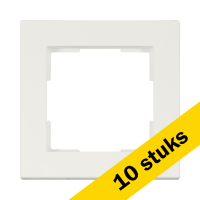 Aanbieding: 10x Afdekraam 1-voudig V1 Mat Alpin Wit LIO00262