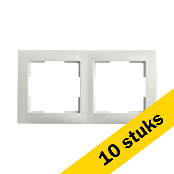 Aanbieding: 10x Afdekraam 2-voudig E1 Alpin Wit LIO00442 - 1