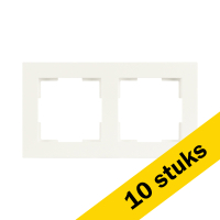 Aanbieding: 10x Afdekraam 2-voudig V1 Alpin Wit LIO00250