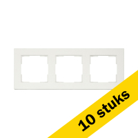 Aanbieding: 10x Afdekraam 3-voudig V1 Mat Alpin Wit LIO00268