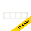 Aanbieding: 10x Afdekraam 4-voudig V1 Mat Alpin Wit LIO00271 - 1