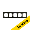 Aanbieding: 10x Afdekraam 5-voudig V1 Mat Zwart LIO00289 - 1