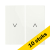 Aanbieding: 10x Bedieningswip Jaloezieschakelaar E1 Alpin Wit LIO00394 - 1