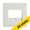 Aanbieding: 10x Centraalplaat Charger USB A + USB C TAE E1 Mat Alpin Wit LIO00424 - 1