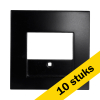 Aanbieding: 10x Centraalplaat Charger USB A + USB C TAE E1 Mat Zwart LIO00427 - 1