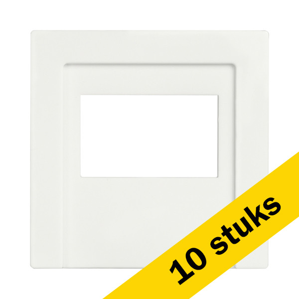 Aanbieding: 10x Centraalplaat Charger USB A + USB C TAE V1/J1 Mat Alpin Wit LIO00187 - 1