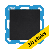 Aanbieding: 10x ION Industries Blindplaat V1/J1 | Mat zwart LIO00199