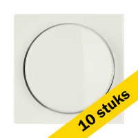 Aanbieding: 10x ION Industries Centraalplaat dimmerknop enkelvoudig V1/J1 | Alpin wit glanzend LIO00166