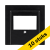 Aanbieding: 10x ION Industries centraalplaat oplader V1/J1 | USB A + USB C TAE | Mat zwart LIO00190 - 1