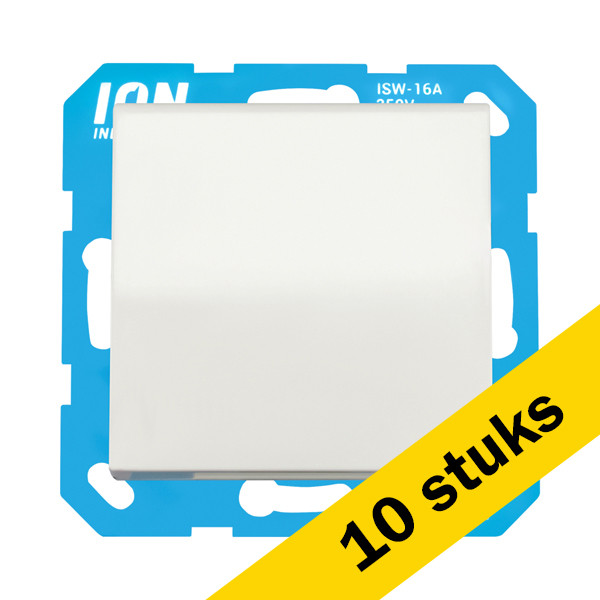 Aanbieding: 10x Wandcontactdoos RA met Klapdeksel IP44 V1/J1 Alpin Wit LIO00088 - 1