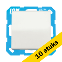 Aanbieding: 10x Wandcontactdoos RA met Klapdeksel IP44 V1/J1 Alpin Wit LIO00088