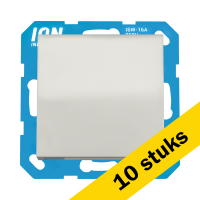 Aanbieding: 10x Wandcontactdoos RA met Klapdeksel IP44 V1/J1 Mat Alpin Wit LIO00091
