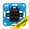 Aanbieding: 10x iON Industries Pulsdrukker Wisselschakelaar LIO00052 - 1