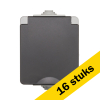 Aanbieding: 16x Opbouw Wandcontactdoos IP55 Grijs LIO00488 - 1