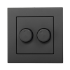 ION INDUSTRIES Duo Dimmer Afdekplaat | Mat Antraciet | iON Industries  LIO00009