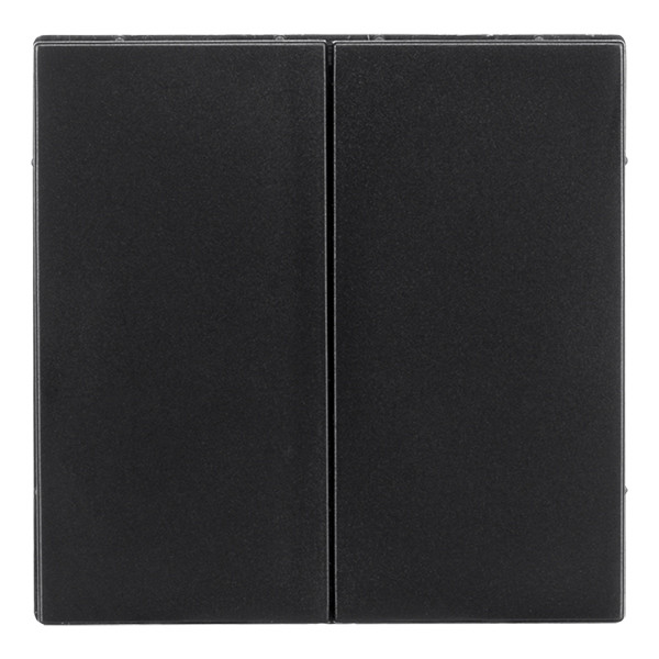 Duo Tastdimmer Knop | Mat Zwart | V1/J1 | iON Industries LIO00527 - 1