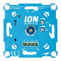 ION INDUSTRIES Led dimmer inbouw 0.3W-150W | Fase afsnijding (RC) | iON Industries  LIO00001
