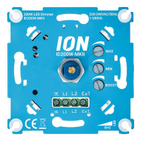 ION INDUSTRIES Led dimmer inbouw 0.3W-200W | Fase afsnijding (RC) | iON Industries  LIO00002