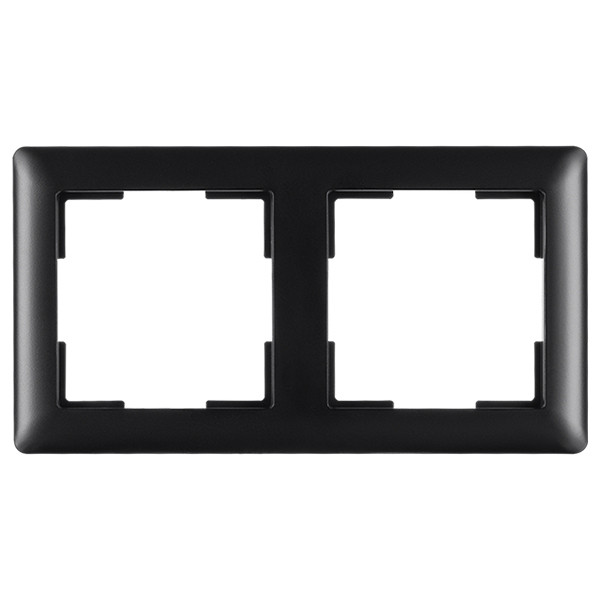 ION Industries Afdekraam 2-voudig D1 | Mat Zwart LIO00541 - 1