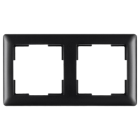 ION Industries Afdekraam 2-voudig D1 | Mat Zwart LIO00541
