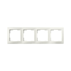 ION Industries Afdekraam 4-voudig E1 | Alpin wit mat LIO00462 - 1