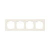ION Industries Afdekraam 4-voudig V1 | Alpin wit glanzend LIO00255 - 1