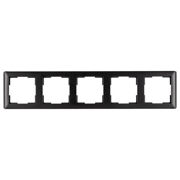 ION Industries Afdekraam 5-voudig D1 | Mat Zwart LIO00544 - 1