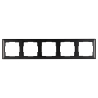 ION Industries Afdekraam 5-voudig D1 | Mat Zwart LIO00544