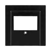 ION Industries centraalplaat oplader V1/J1 | USB A + USB C TAE | Mat zwart  LIO00189