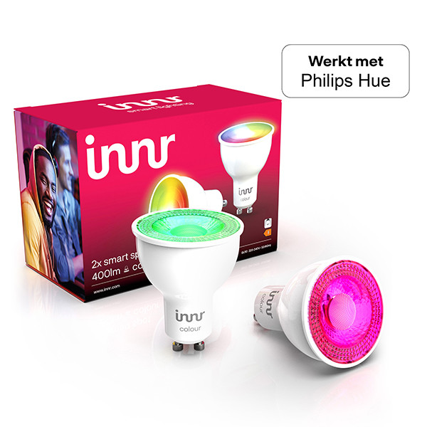 Innr GU10 Smart led | PAR16 | Mat | RGB + 1800-6500K | Zigbee | 4.9W | 2 stuks LIN00141 - 1