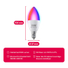 Innr Slimme E14 led lamp | Kaars B35 | Mat | RGB + 1800-6500K | Zigbee | 4.9W (40W) LIN00196 - 2