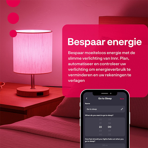 Innr Slimme E27 led lamp | Peer A60 | RGB + 1800-6500K | Zigbee | 10.3W (80W) LIN00198 - 4
